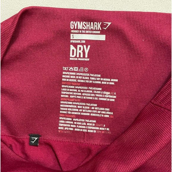 Gymshark Pink Red Leggings Size S - Picture 8 of 13